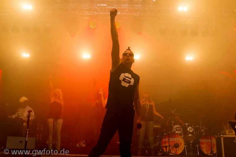 Rammstein-Coverband Brandstein, Konzert mit Subway to Sally, Otterrock