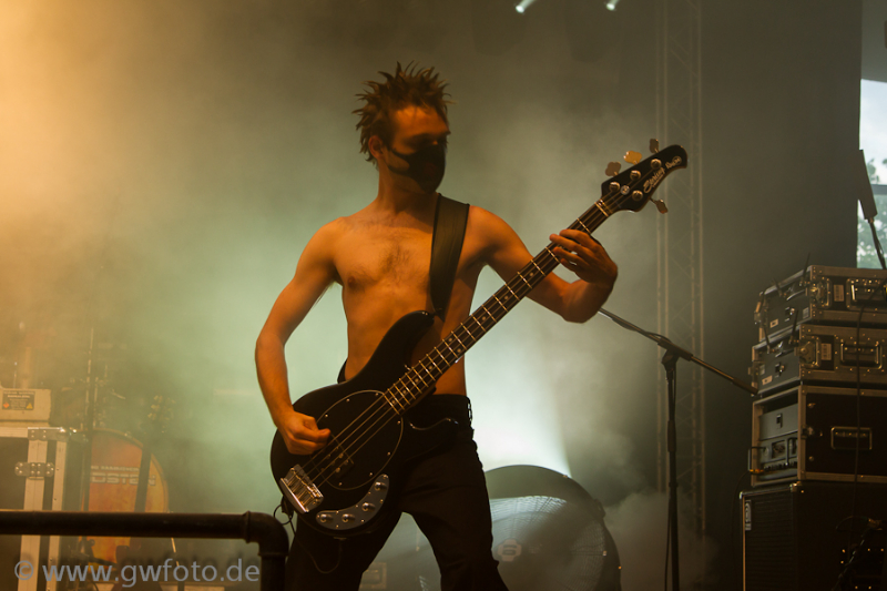 Rammstein-Coverband Brandstein, Konzert mit Subway to Sally, Otterrock